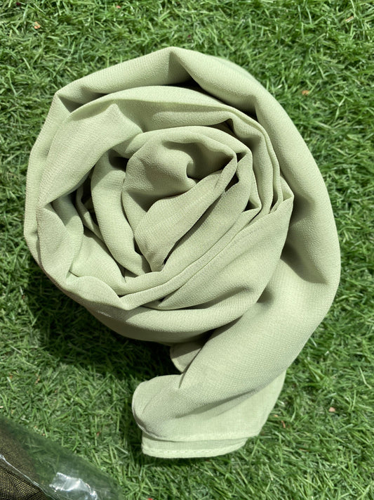 Premium chiffon georgette hijabs (light shades)